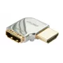 Lindy CROMO HDMI vīriešu-uz-sieviešu 90 grādu taisna leņķa adapteris - labais