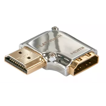 Lindy CROMO HDMI vīriešu-uz-sieviešu 90 grādu taisna leņķa adapteris - labais
