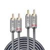 Lindy 5m Dual Phono Audio kabelis, Cromo Line
