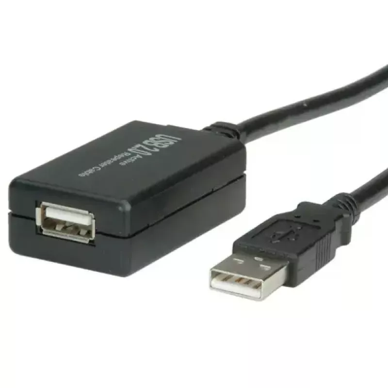 USB 2.0 pagarinātāja kabelis VALUE 12m ar retranslatoru