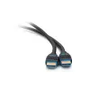 C2G 0.9m Performance Series Ultra Flexible High Speed HDMI Kabelis 4K 60Hz Iebūvējamais