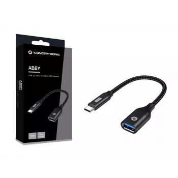 Conceptronic ABBY18B USB 3.2 Gen 2 uz USB-A OTG adapteris