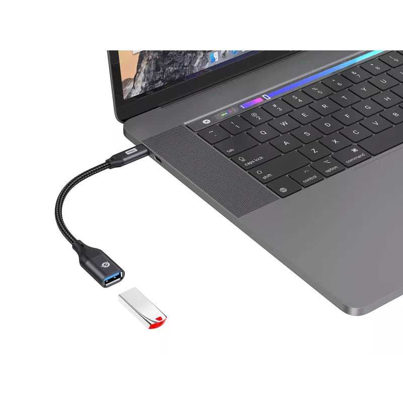 Conceptronic ABBY18B USB 3.2 Gen 2 uz USB-A OTG adapteris