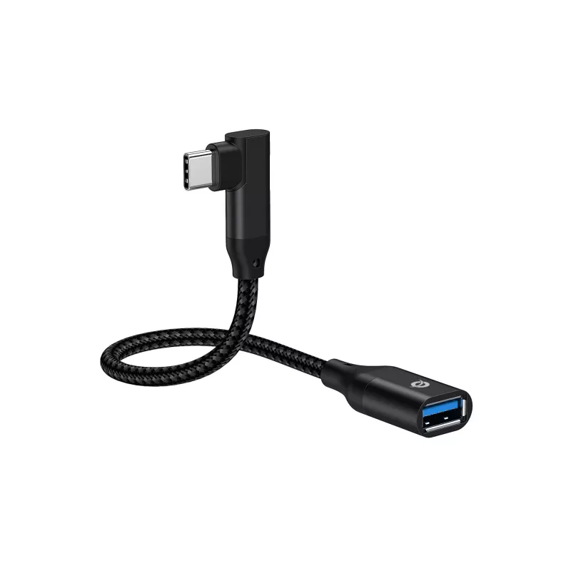 Conceptronic ABBY19B USB 3.2 Gen 2 90° leņķveida uz USB-A OTG adapteris