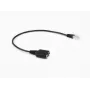 Equip RJ9 uz 3,5 mm austiņu audio adapteris, melns, 0,25 m