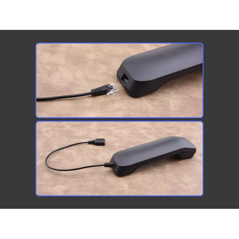 Equip RJ9 uz 3,5 mm austiņu audio adapteris, melns, 0,25 m