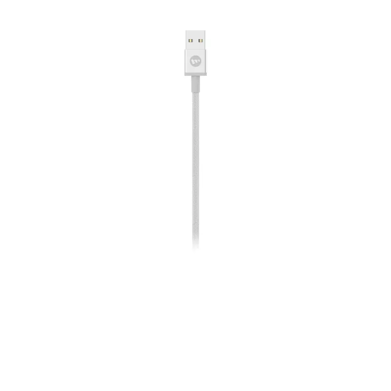mophie Charge and Sync kabelis- USB-A to Micro/USB-C/LTG- 1M- Balts