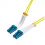 Lanview LVO231409-FLEX InfiniBand/optiskās šķiedras kabelis 5 m LC LC/LC dzeltens