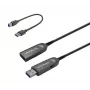 Vivolink PROUSB3AAF20 USB kabelis USB 3.2 Gen 1 (3.1 Gen 1) 20 m USB A melns