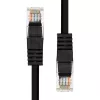 Ethernet kabelis ProXtend CAT5e RJ-45 0.3m melns