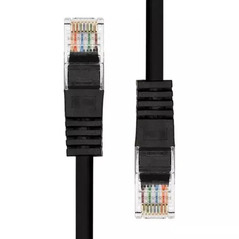 Ethernet kabelis ProXtend CAT5e RJ-45 0.3m melns