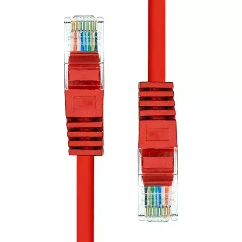 Ethernet kabelis ProXtend CAT5e RJ-45 1m Sarkans