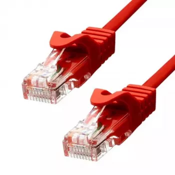 Ethernet kabelis ProXtend CAT5e RJ-45 1m Sarkans