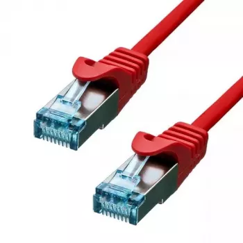 Ethernet vads ProXtend CAT6A RJ-45 S/FTP 0.75m sarkans