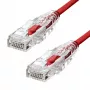 Ethernet kabelis ProXtend Ultra plāns CAT6 RJ-45 4M Red