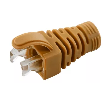 MicroConnect CONB65O stresa samazināšanas uzmava Cat5e/Cat6/Cat6A kabeļiem līdz 6,5 mm, oranža