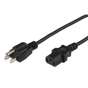 Microconnect PE110405 strāvas kabelis melns 0.5 m C13 savienotājs Strāvas spraudnis tips B