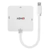 Lindy Mini DisplayPort 1.2 uz HDMI 1.4, DVI un VGA pārveidotājs