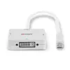 Lindy Mini DisplayPort 1.2 uz HDMI 1.4, DVI un VGA pārveidotājs