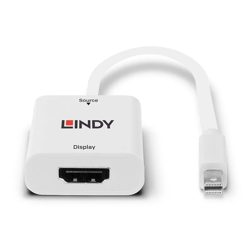 Lindy Mini DisplayPort 1.2 uz HDMI 2.0 18G aktīvais pārveidotājs