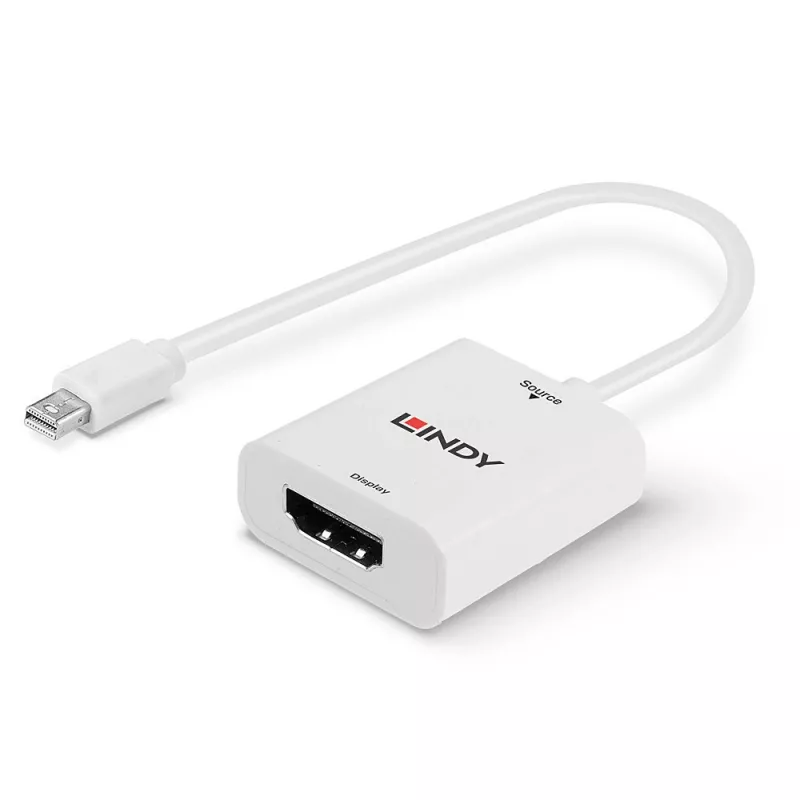 Lindy Mini DisplayPort 1.2 uz HDMI 2.0 18G aktīvais pārveidotājs