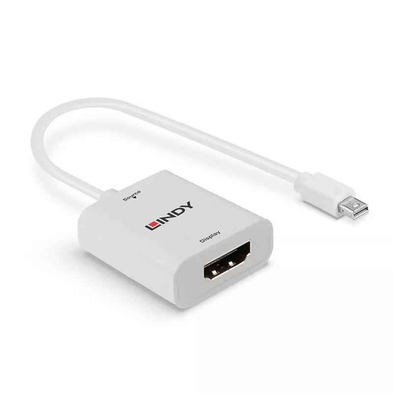 Lindy Mini DisplayPort 1.2 uz HDMI 2.0 18G aktīvais pārveidotājs