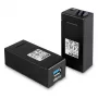 AV raidītājs un uztvērējs Lindy 200m Fibre Optic USB 3.0 Extender