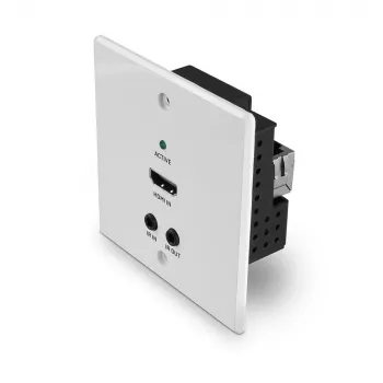 Lindy 70m Cat.6 HDMI 4K60, IR un RS-232 HDBaseT UK sienas plāksnes pagarinātājs, raidītājs