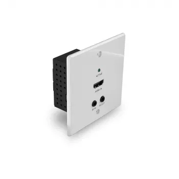 Lindy 70m Cat.6 HDMI 4K60, IR un RS-232 HDBaseT UK sienas plāksnes pagarinātājs, raidītājs