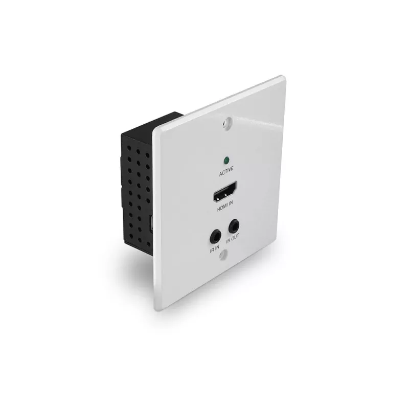 Lindy 70m Cat.6 HDMI 4K60, IR un RS-232 HDBaseT UK sienas plāksnes pagarinātājs, raidītājs