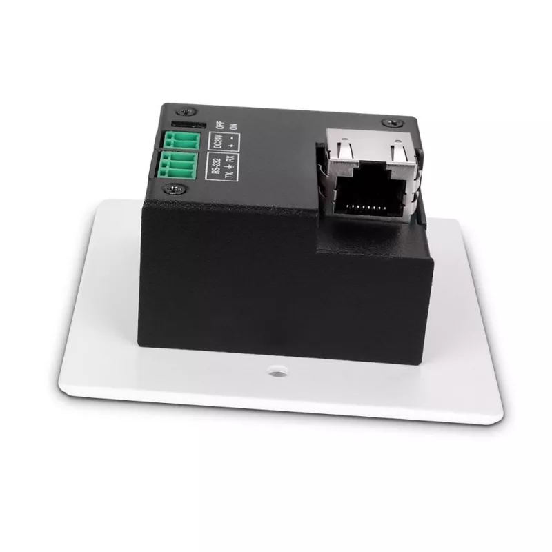 Lindy 70m Cat.6 HDMI 4K60, IR un RS-232 HDBaseT UK sienas plāksnes pagarinātājs, raidītājs