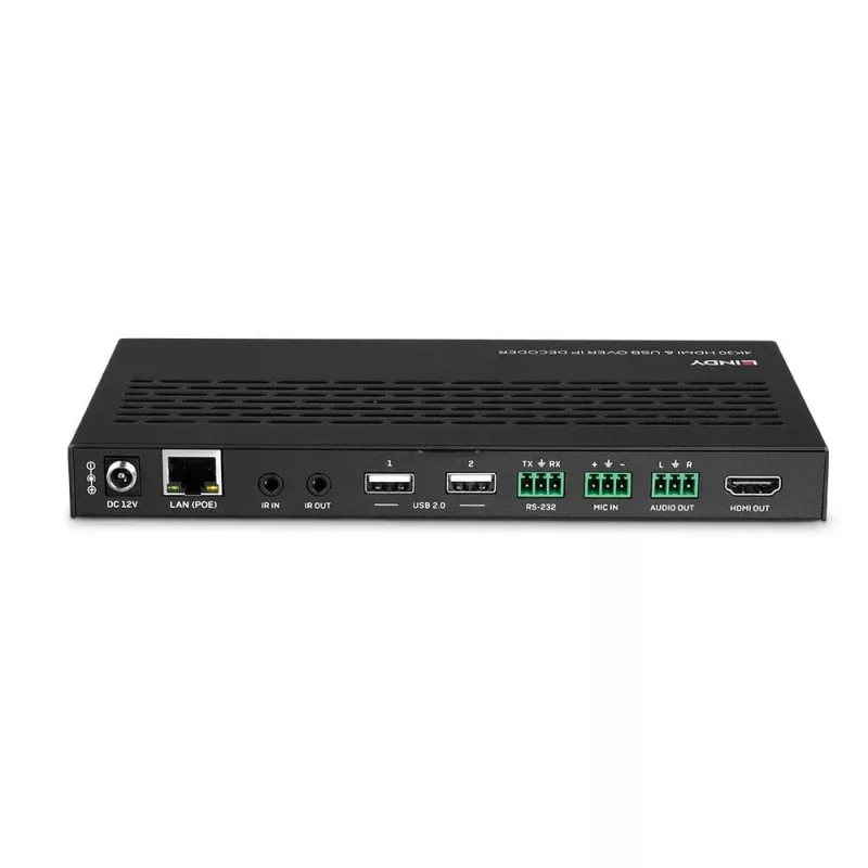 AV uztvērējs Lindy 4K30 HDMI un USB over IP sistēma - Dekodētājs