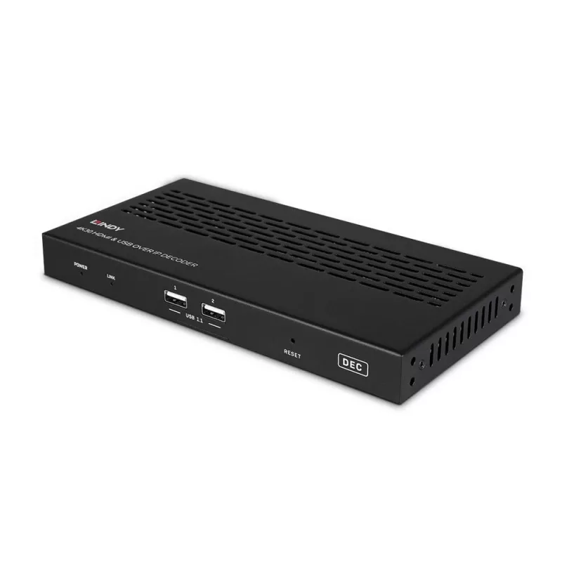 AV uztvērējs Lindy 4K30 HDMI un USB over IP sistēma - Dekodētājs