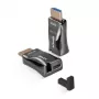 AV raidītājs un uztvērējs Lindy 300m optiskās šķiedras HDMI 4K60