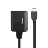 Lindy 2 Port HDMI 4K60 Splitter kabelis Melns 3840x2160