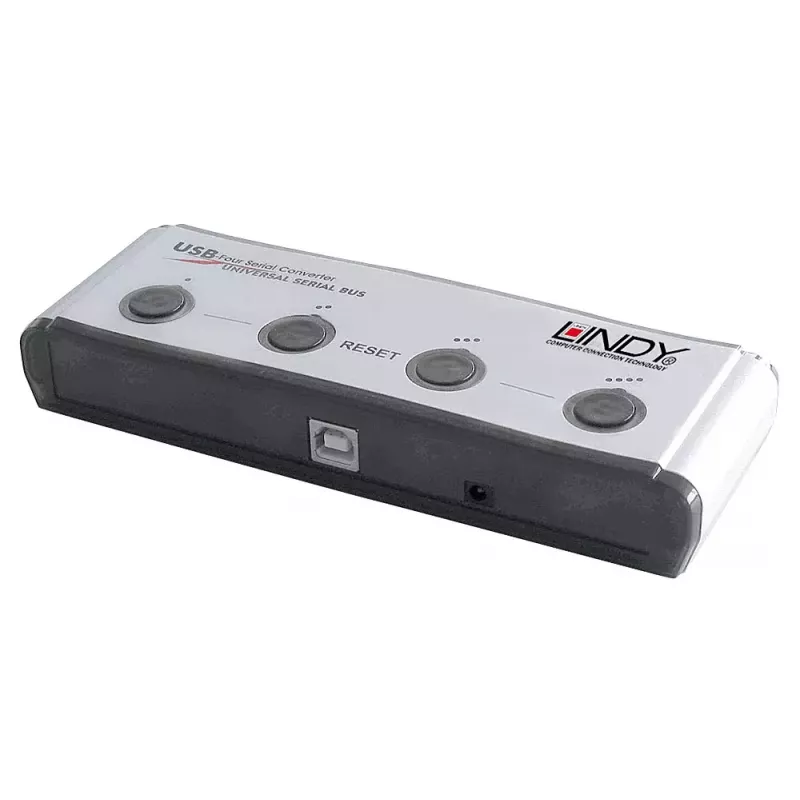 USB uz 4 portu seriālo pārveidotāju Lindy 42858