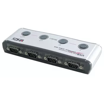 USB uz 4 portu seriālo pārveidotāju Lindy 42858