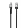 Manhattan USB-C uz USB-C kabelis 240 W 2 m vīr. uz vīr. melns 480 Mb/s