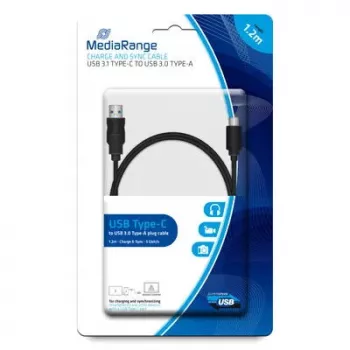 USB kabelis MediaRange MRCS160 USB 3.2 Gen 1 1,2 m