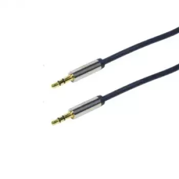 Audio kabelis LogiLink CA10150 1.5 m 3.5 mm zils
