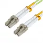 Microconnect FIB551015 InfiniBand/optiskās šķiedras kabelis 15 m LC Zaļš