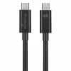 USB kabelis MediaRange MRCS213 1,2m USB 3.2 Gen 1 USB C Melns