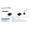 Tīkla multivides pārveidotājs Lanview LVN-MED-SFP+-10GB-X 10Gbps