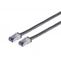 Lanview LVN-CAT6A-FLEX-2M tīkla kabelis melns S/FTP (S-STP)