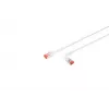Tīkla kabelis Lanview LV-6AFTP-FLEX-ANG-005W RJ45 Cat6A 5m Balts