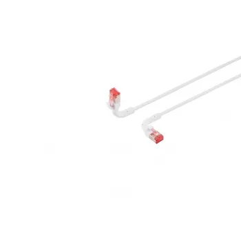 Tīkla kabelis Lanview LV-6AFTP-FLEX-ANG-075W RJ45 Cat6A 0.75m Balts
