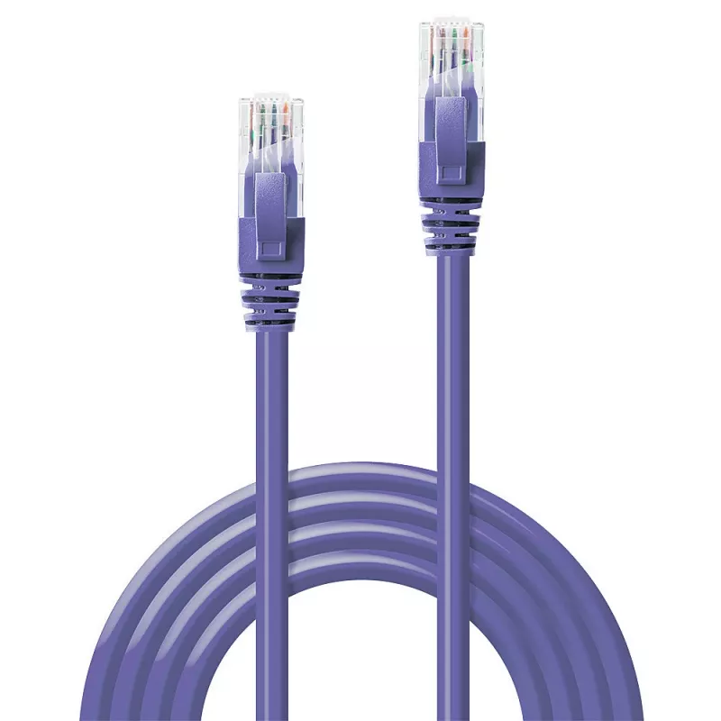 Tīkla kabelis Lindy 10m Cat.6 RJ-45 U/UTP violets