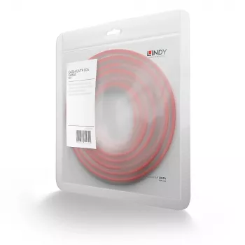 Tīkla kabelis Lindy Rj45/Rj45 CAT6 10m RJ-45 U/UTP Sarkans