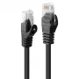 Lindy 48196 tīkla kabelis Melns 7,5 m Cat6 U/UTP (UTP)