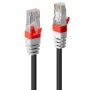 Networking kabelis Lindy Cat.6 (A) SSTP / S/FTP PIMF Premium RJ-45 2m Melns